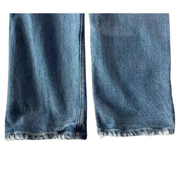 American Eagle Super High Rise Straight Women's Sz 6 Denim Jeans - Picture 11 of 12